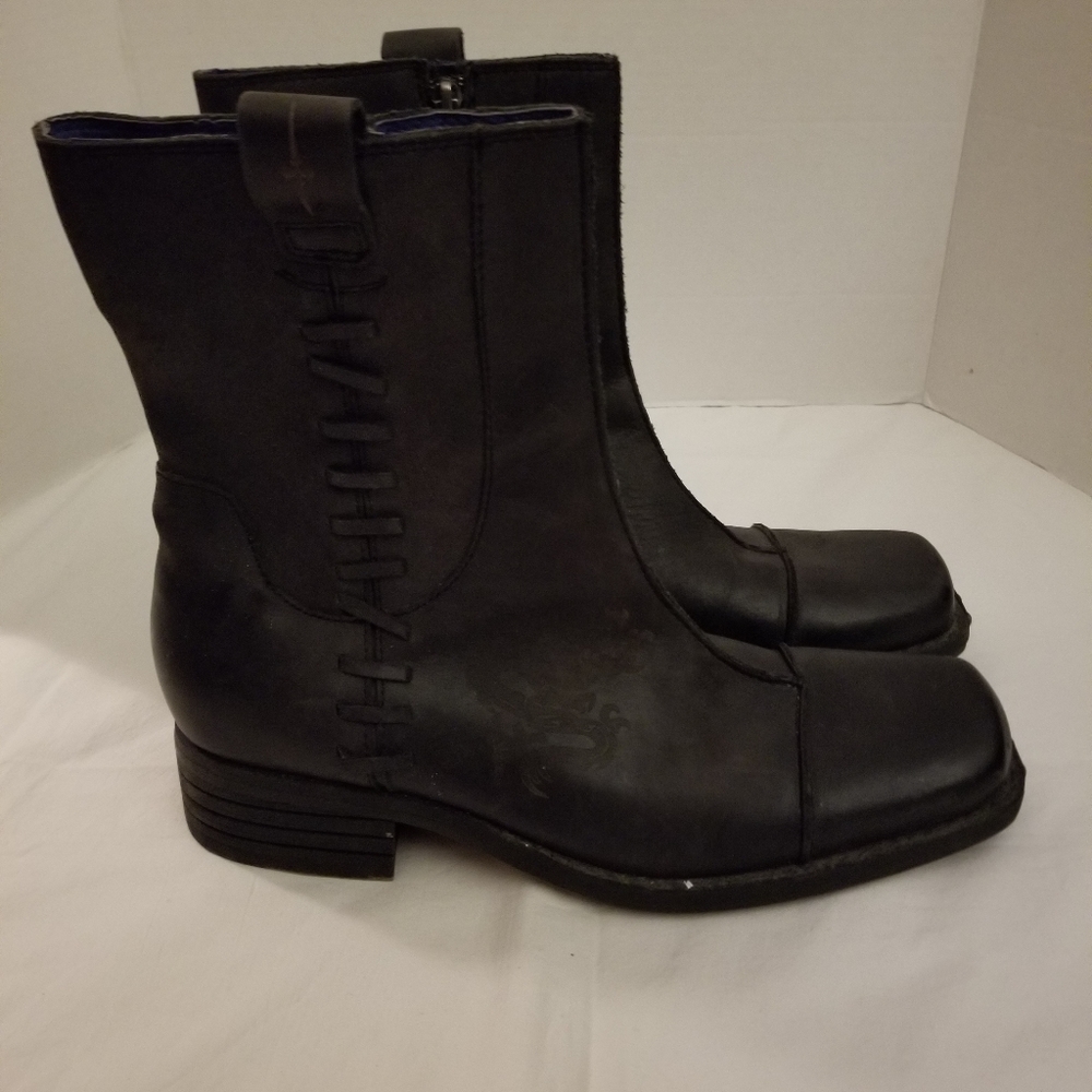 Mark Nason Rock Never Dies leather boots